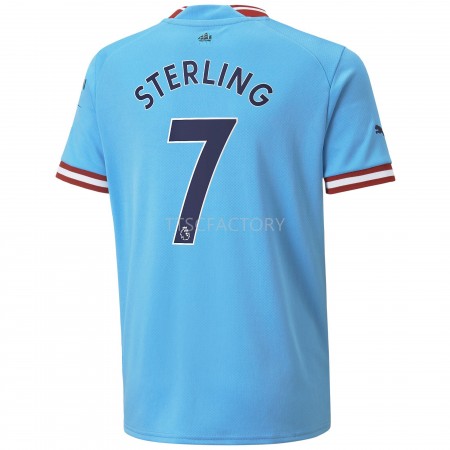 Billiga Fotbollströjor Manchester City Sterling 7 Hemma tröja 2022/23 Kortärmad